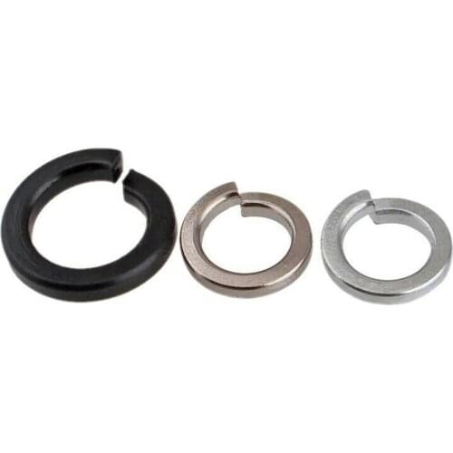 100PCS M2 M2.5 M3 M4M5M6M8M10M12 Galvanized Spring Washer / Nickel Plated Spring Washer