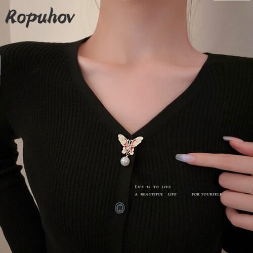 Броши бабочка на одежду ROPUHOV China At AliExpress