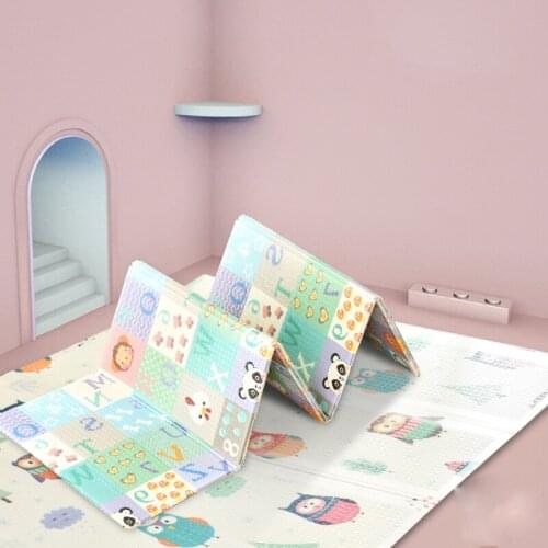 Folding Crawling Mat Playmat Waterproof XPE Foam Soft Floor Pad Games Activity Rug Educational Toys Child Room Carpet with Bag