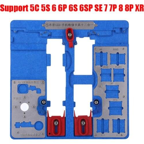 Heat-resistant Circuit Board PCB Holder Jig Fixture for iPhone XR 8 8P 7 7P 6S 6P 6 Motherboard Clamps A9 A10 A11 Repair Tools