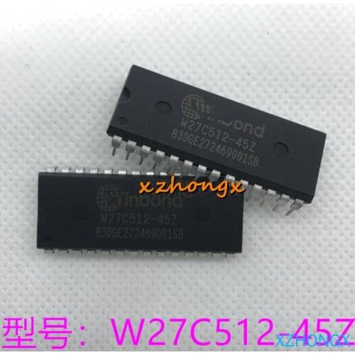 1pcs/lot W27C512-45 W27C512-45Z 27C512 DIP-28 In Stock