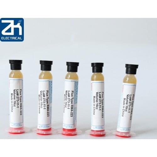 10pcs DIY repair Tool Soldering Paste 10cc Flux Grease RMA223 for Chips Computer Phone LED BGA SMD PGA PCB