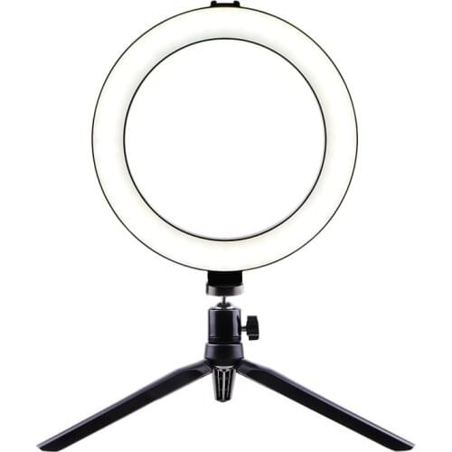 16CM/20CM/26CM New LED Selfie Tripod Ring Lamp For Youtube Tiktok Video Live Cell Phone Holder Stand Photography Lighting