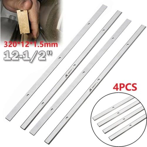 4Pcs 12-1/2in Planer Blade For Triton TPT125, Delta TP305 TP400LS 22-565 22-560 For Electric Power Tools Accessories