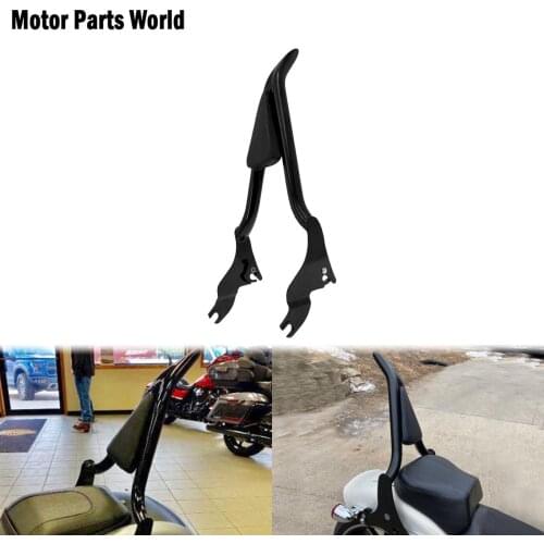 Motorcycle Black Detachable Passenger Backrest Sissy Bar For Harley Touring Electra Glide CVO Road Glide Street Glide 2009-Up