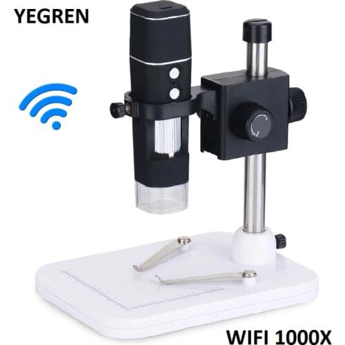 1000X WIFI Digital Microscope Wireless Smartphone Mobile Phone Electron Microscope PCB Inspection Learning Insect Observation