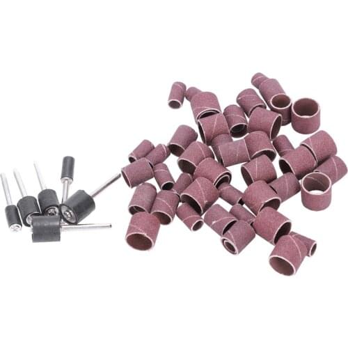 Jumbo 51pc Drum Sanding Kit - Fits Dremel - Includes Rubber Drum Mandrels - 1/2, 3/8 & 1/4 inch