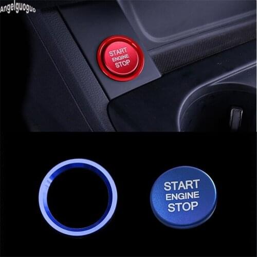 Car Engine Start Stop Button Ring Ignition Trim Cover Decoration For VW Golf 7 MK7 GTI R Jetta Arteon Passat B8 upgrade Styling