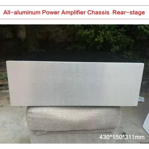 430*150*311mm Rear-stage Chassis All-aluminum Power Amplifier Case Class A Audio Shell Power Supply Box Amplifier House DIY
