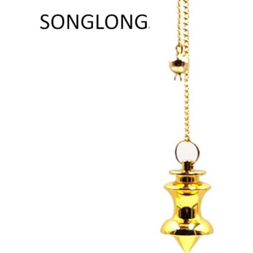 Pendulum metal Pendant Metal Ball Chain Jewelrys reiki symbols charms jewelry Pendant for crafts pendulums for dowsing