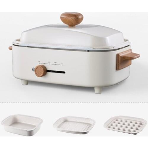 220V hot pot Multi Cookers Household Electric Multi Cooker Non-Stick Meat Balls Baker Frying Pan Electric Hot Pot