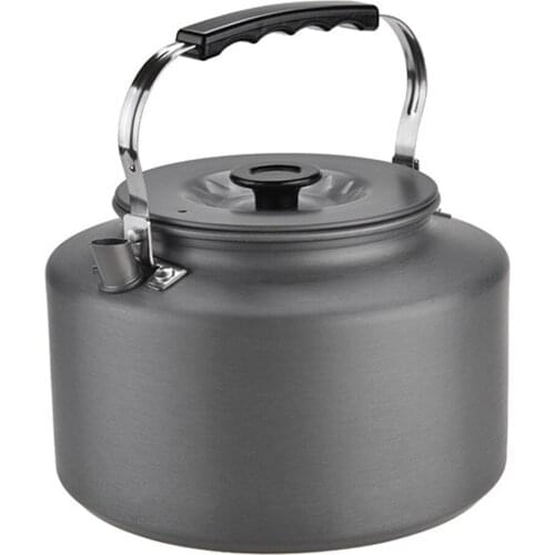 Portable 2L Water Kettle Water Pot Teapot Coffee Pot Indoor Whistling Aluminum Alloy Tea Kettle Outdoor Camping Hiking Picnic