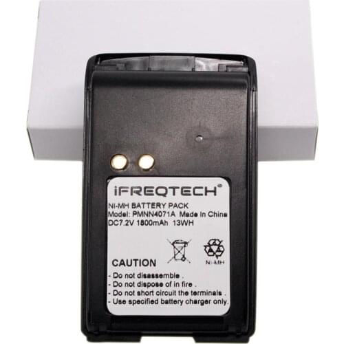 PMNN4071 PMNN4071AR 1800mAh NI-MH Rechargable Battery for Mag One A8 MP300 BPR40 Portable radio Walkie talkie with Belt Clip