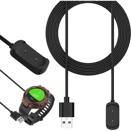 USB Charging Cable Data Charger Best For Amazfit T-Rex GTR 47mm/42mm/GTS Watch
