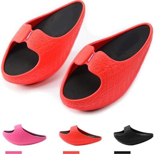 Womens Swing Shoes Lose Weight Slippers Fashion Fitness Body Building Leg Slimming Summer Slides Sports and Fitness Shoes