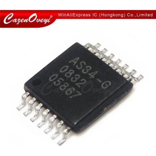 10pcs/lot AS34-G AS34 AS34G TSSOP-14 In Stock