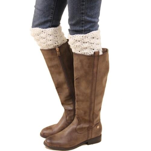 120pairs/lot 2015 new fashion knitted Vintage wave style leg warmer/boot cuff 5 color for choose