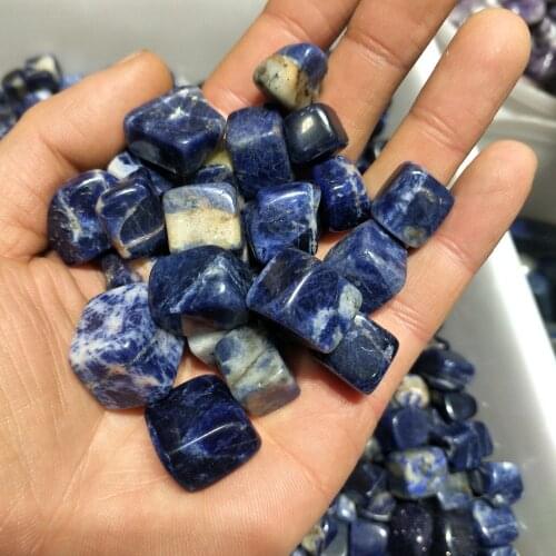 500g Free shipping Hot Natural bluestone processing polished quartz gravel as aquarium decoration wedding decoration aquarium