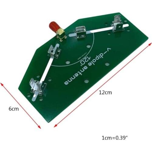78M-1 GHz Frequency Receive 137MHz Positive V Horn Antenna Rod V-dipole Oscillator DIY Kits with Cable 32CB