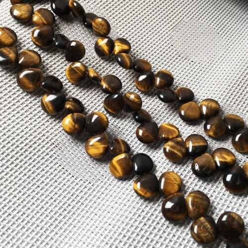 Natural Stone Beads Water Drop Shape Tiger Eye Stone Loose Spacer Beaded for Jewelry Making DIY Necklace Bracelet Accessories