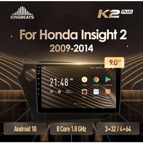 KingBeats Android Octa-Core head unit HU 4G in Dash Car Radio Multimedia Video Player Navigation GPS For Honda Insight 2 LHD RHD 2009 - 2014 no dvd 2 din Double Din Android Car Stereo 2din