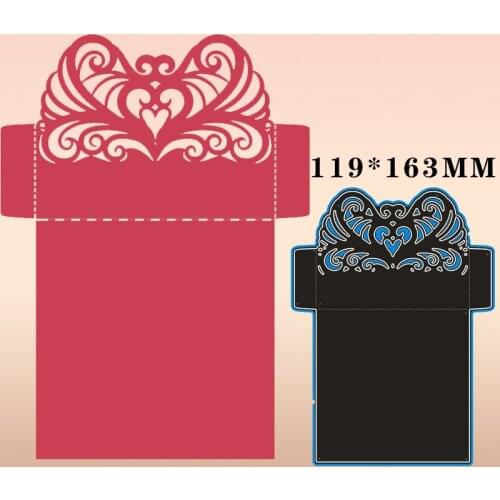 119*163mm lace greeting card New Metal Cutting Dies for decor card DIY Scrapbooking stencil Paper Album template Dies