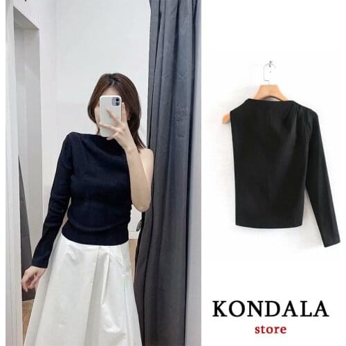 Okkdey Off Shoulder Blouses