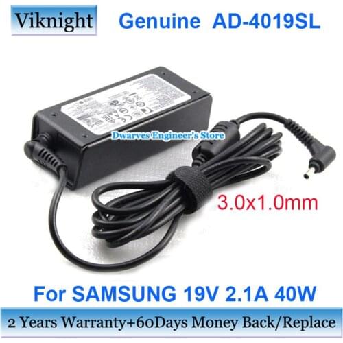 Genuine 19V 2.1A 40W Laptop AC Adapter PA-1400-24 For SAMSUNG ATIV BOOK 9 Series Laptop 915S3G 915S5G 940X3G 930X5J NP900X1B