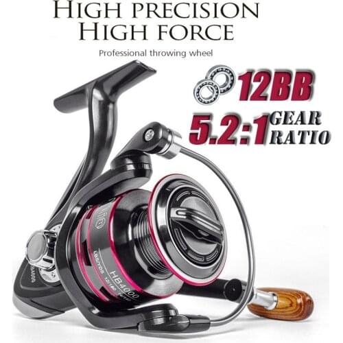 8KG Unloading Force 12BB Fishing Spinning Reel CNC Wire Cup Fishing Wheel Freshwater Saltwater Fishing Carp Reel