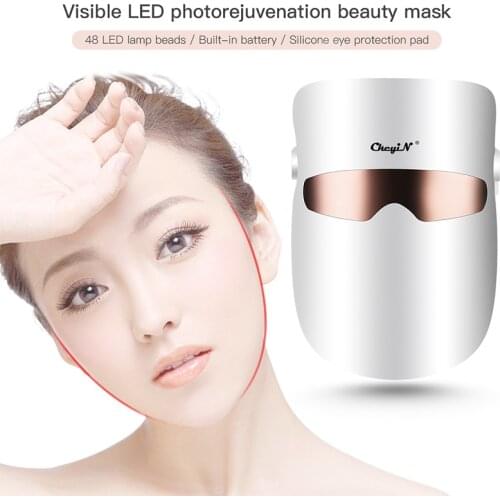 CkeyiN LED Mask Beauty Skin Care LED Face Mask Rechargeable Visiable Light Therapy Skin Rejuvenation Spa Toning Acne Treatment 5