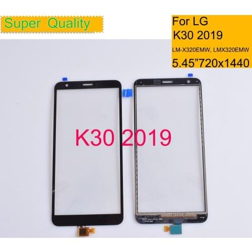 10Pcs/Lot For LG LG K30 2019 Touch Screen Panel Sensor Digitizer Front Outer Glass Lens K30 2019 Touch Replacement