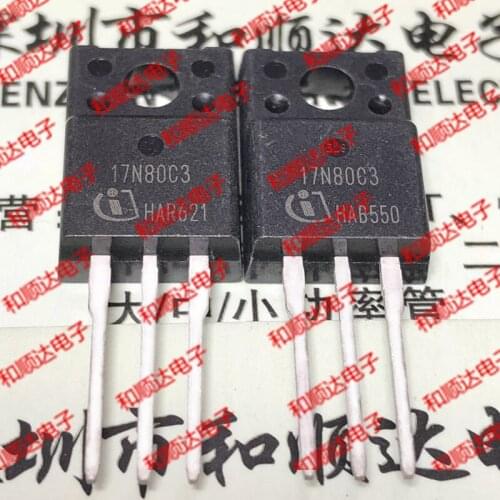 10pcs/lot SPA17N80C3 17N80C3 New stock TO-220F 800V 17A