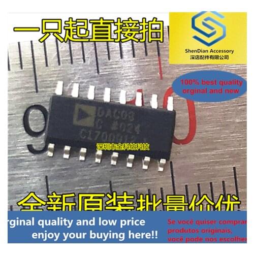 10pcs only orginal new DAC08C 8-bit high-speed increase DA converter chip SMD SOP16 feet new spot