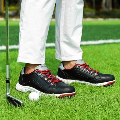 2021 Men Golf Shoes Professional 7 Spikes Golfing Training Sneakers Big Size US 7-14 Brand Classic Golf Shoes for Men