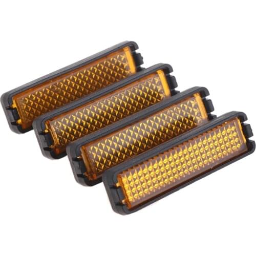 4 Pcs/Set Bicycle Pedal Reflector Safety Night Cycling Reflective Bike Accessory Whosale&Dropship