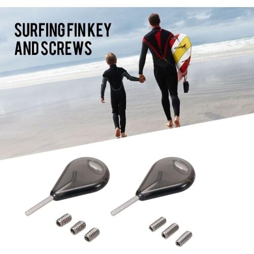 9MM/12MM FCS Fins Extra Fin Key Surfboard Screw Longboard Sliding Fin Screw & Fin Plate Replacement Kit Surfing Board Screws