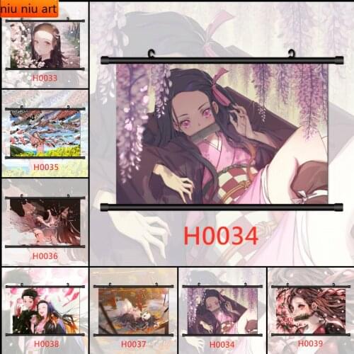 Anime Demon Slayer Kimetsu No Yaiba Canvas Painting Prints Room Decoration Pictures Living Home Decoration