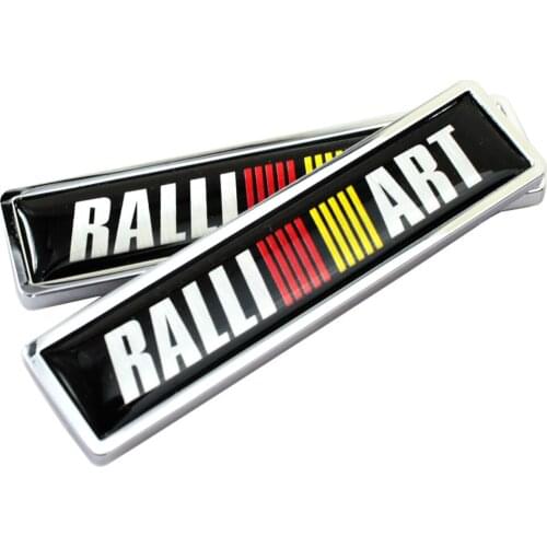Car Accessories Auto Emblem Badge Car Sticker Decal For Ralliart For Mitsubishi Outlander Lancer 10 Pajero ASX L200 Colt Galant