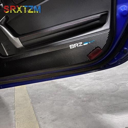 Car Styling Protector Side Edge Protection Pad Sticker Protected Anti-kick Door Mats Cover For Subaru BRZ Toyota 86 2013-2020