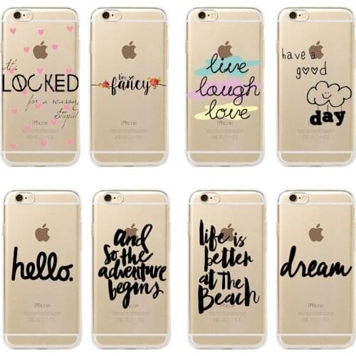 Summer Beach Positive Instagram Quote Soft Clear Phone Case Cover Fundas Coque For iPhone 12 11 Pro 7 7Plus 8 8PLUS X XS Max