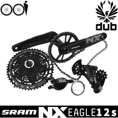 2020 SRAM NX EAGLE 1X12 12 Speed Bicycle Groupset Bike Kit Trigger Shifter Lever Rear Derailleur Chain Cassette 11-50T Freewheel