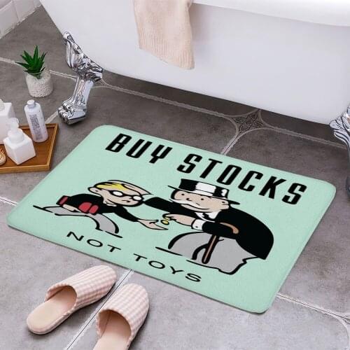 Buy stocks not toys Anti-slip Doormat Vacuuming Water Absorbing Kitchen Bedroon Bath Floor Mats Home Entrance Home Decora