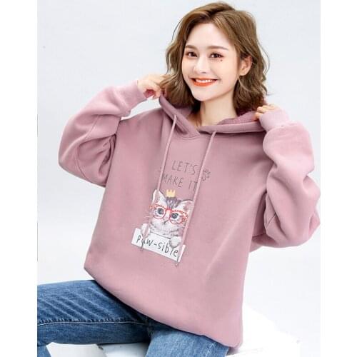 Cheap wholesale 2021 spring autumn new fashion casual Girls cute women Sweatshirt woman Hoodies female Lady anime hoodie BPy211