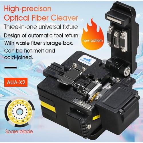 2021 New FTTH High Precision Cutting Ttool AUA-S2/X2 Optical Fiber Cleaver Cable Cutting Knife Fiber Cleaver