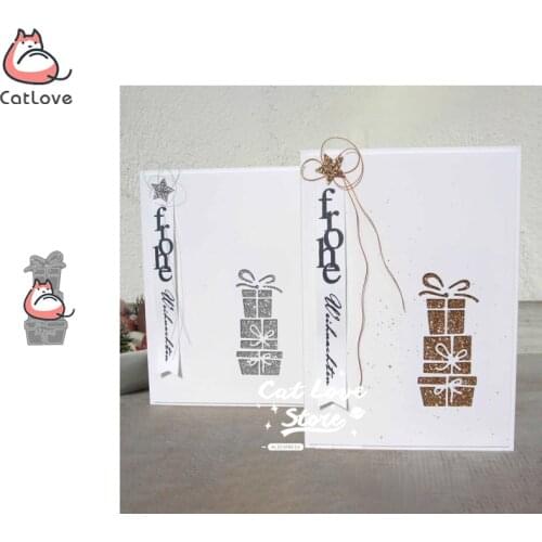 Gift Pile Christmas Metal Cutting Dies Scrapbooking Stencil Die Cuts Card Making Decorative Craft Embossing New Dies For 2019