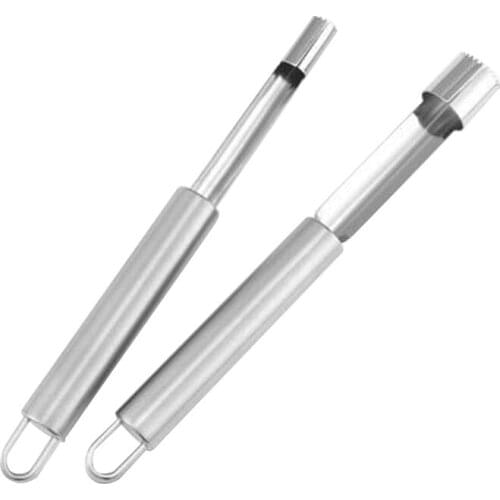 UPORS 1Pcs Fruit Corer Stainless Steel Pear Seeder Core Seed Remover Vegetable Slicer Apple Corer Cutter Slicer Kitchen Gadgets