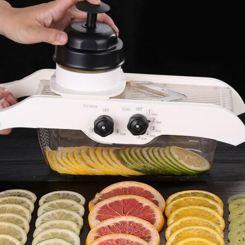 Adjustable Vegetable Cutter Slicer Stainless Steel Manual Food Chopper Grater Julienne Slicer Kitchen Onion Potato Shredder