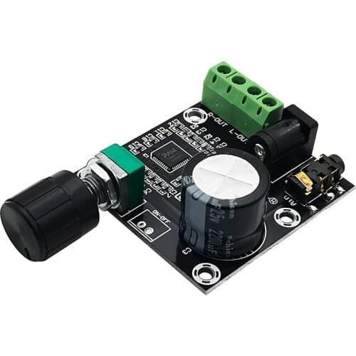 SOTAMIA Mini Power Amplifier Auido Board 12V PAM8610 Sound Speaker Amplifiers 2.0 Stereo Digital Power Amp 2x15W DIY Home Audio