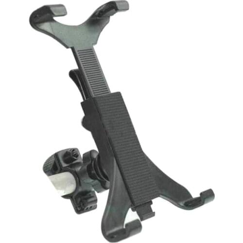 Exercise gym Treadmill Tablet Phone Stand Holder Strap-Lock Mount Bike Hands Cycling PC Bracket for iPad iphone phone in car