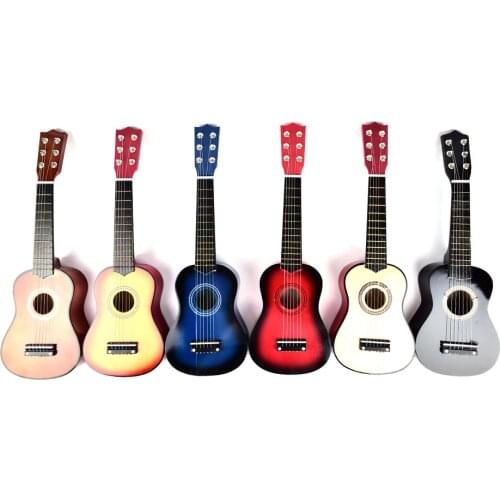Ukulele 21 inch Ukelele Soprano 4 Strings Hawaiian Spruce Basswood Guitar Uke + String + Pick Stringed Instrument